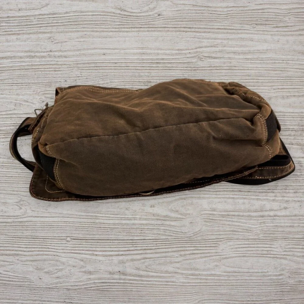 Bon Jovi The Circle Tour VIP Messenger Bag Brown Canvas Shoulder
